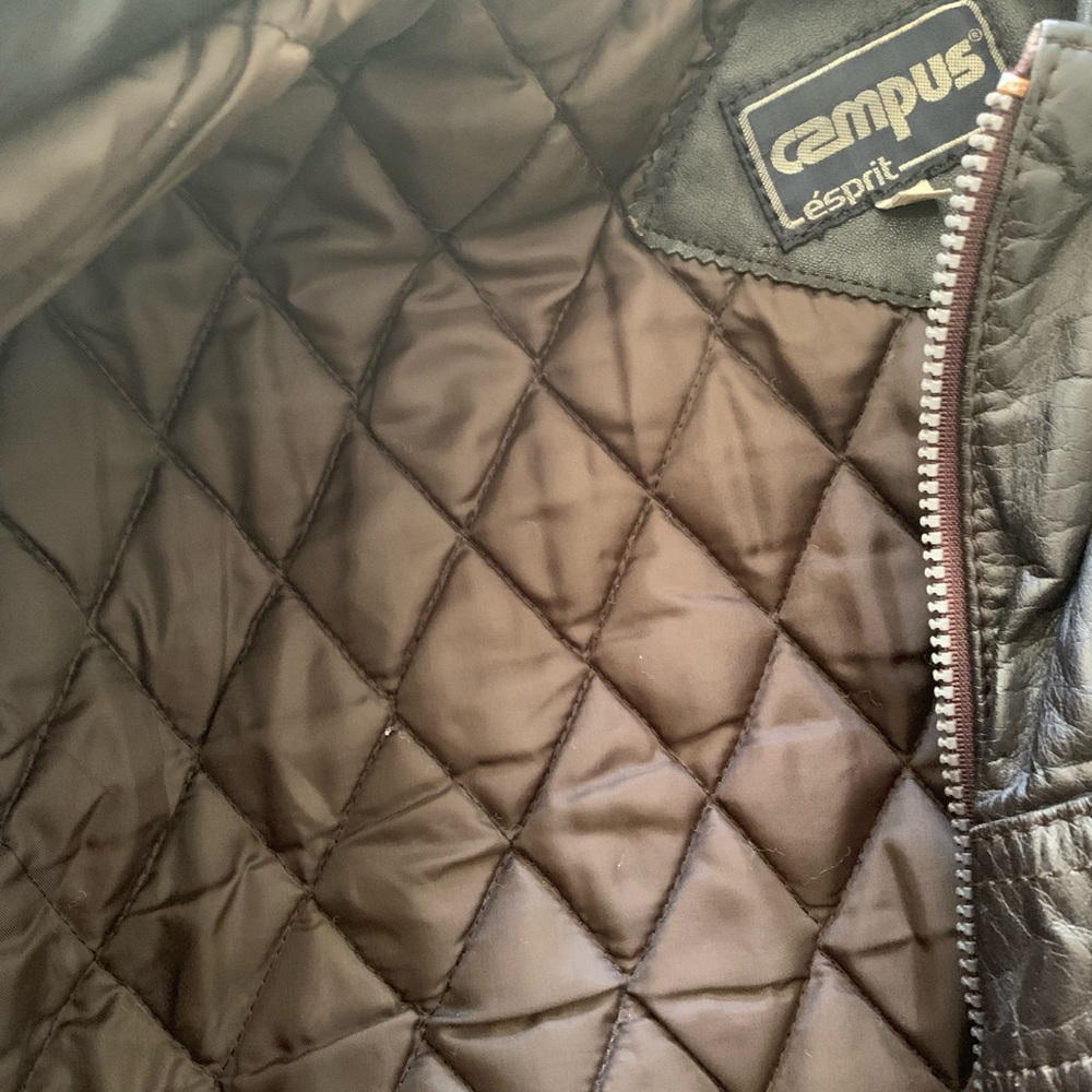 Vintage Esprit Bomber Jacket by Campus. Brown - Picture 2 of 3